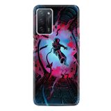 Kılıfland Oppo A55 ile Uyumlu Silikon Kılıf, Desen Özel Seri, Astronot Attack, Renkli
