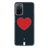 Kılıfland Oppo A55 ile Uyumlu Silikon Kılıf, Resimli Desenli Baskılı, Mavi