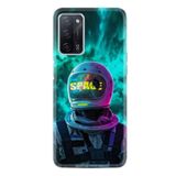 kilifland Oppo A55 Uyumlu ile Uyumlu Kılıf Resimli Desenli Silikon Platinium Series Space 1814