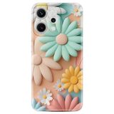 Kılıfland Oppo A60 ile Uyumlu Kılıf, Boutique Baskılı, Rengarenk Çiçek Desen
