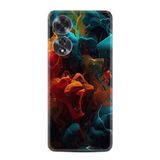 Kılıfland Oppo A60 ile Uyumlu Kılıf, Boutique Baskılı, Renk Cümbüşü Desen