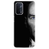 Kılıfland Oppo A74 ile Uyumlu Silikon Kılıf, Atatürk Portre Baskılı, Siyah