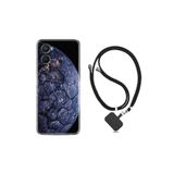 kilifland Oppo A96 ile Uyumlu Kılıf Ipli Boyun Askılı Desenli Silikon Neptune 1812