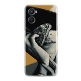 kilifland Oppo A96 ile Uyumlu Kılıf Resimli Desenli Silikon Platinium Series Butterfly Girl 1837