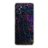 kilifland Oppo A96 ile Uyumlu Kılıf Silikon Desen Özel Seri Renkli Prizmalar 1783
