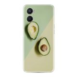 Kılıfland Oppo A96 ile Uyumlu Silikon Kılıf, Avokado Desenli, Yeşil
