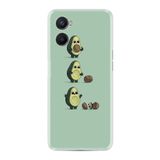 Kılıfland Oppo A96 ile Uyumlu Silikon Kılıf, Resimli Desenli Baskılı, Yeşil