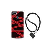 kilifland Oppo Ax7 ile Uyumlu Kılıf Desenli Silikon Boyun Askılı Danger 1372