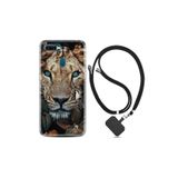 kilifland Oppo Ax7 ile Uyumlu Kılıf Desenli Silikon Boyun Askılı Flowers Leon 2 1342