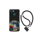 kilifland Oppo Ax7 ile Uyumlu Kılıf Desenli Silikon Boyun Askılı Nasa 1326