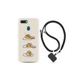 kilifland Oppo Ax7 ile Uyumlu Kılıf Desenli Silikon Boyun Askılı Sweety Egg 1322
