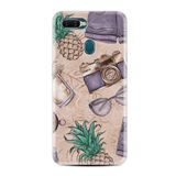 kilifland Oppo Ax7 ile Uyumlu Kılıf Desenli Silikon Güzel ile Uyumlu Kılıf Monkey Butterfly 1357