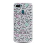 kilifland Oppo Ax7 ile Uyumlu Kılıf Resimli Desenli Silikon Güzel Seri I Love You 1882