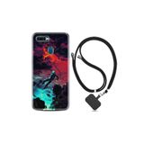kilifland Oppo Ax7 ile Uyumlu Kılıf Silikon Desen Boyun Askılı Astronot Düşerken 1696