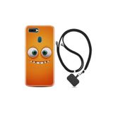 kilifland Oppo Ax7 ile Uyumlu Kılıf Silikon Desen Boyun Askılı Dişlek 1615