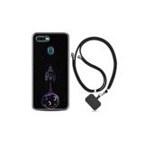 kilifland Oppo Ax7 ile Uyumlu Kılıf Silikon Desen Boyun Askılı Master Space 1630