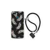 kilifland Oppo Ax7 ile Uyumlu Kılıf Silikon Desen Boyun Askılı Sevimli Kedicikler 1785
