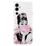 Kılıfland Pova Neo 2 ile Uyumlu Telefon Kılıfı, Resimli Desenli Baskılı, Silikon, Pembe
