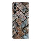 Kılıfland Pova Neo 2 ile Uyumlu Telefon Kılıfı, Silikon, Retro Stone Desenli, Baskılı