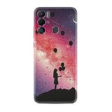 Kılıfland Pova Neo Kılıf, Resimli Desenli Baskılı Silikon, Pembe-Mor Gradient, Çocuk Balon Temalı