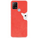 Kılıfland Pova Silikon Telefon Kılıfı, Desen Özel Seri, Kedoş Baskılı, Kırmızı