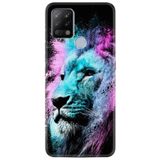 Kılıfland Pova Silikon Telefon Kılıfı, Desen Özel Seri, Pink Blue Leon, Renkli