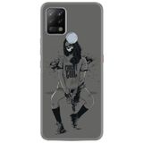 Kılıfland Pova Silikon Telefon Kılıfı, Desen Özel Seri Purest Evil, Gri