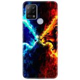 Kılıfland Pova Silikon Telefon Kılıfı, Desen Özel Seri, Red Blue Leon, Renkli