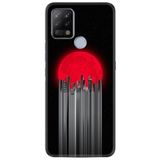 Kılıfland Pova Silikon Telefon Kılıfı, Desen Özel Seri Red City, Siyah