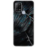 Kılıfland Pova Silikon Telefon Kılıfı, Desen Özel Seri, Siyah, Mavi Detaylı