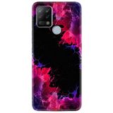 Kılıfland Pova Silikon Telefon Kılıfı, Neon Pembe-Mor Desen, Özel Seri