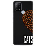 Kılıfland Pova Silikon Telefon Kılıfı, Özel Seri Cats Desen, Siyah
