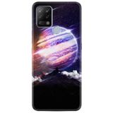 Kılıfland Pova Silikon Telefon Kılıfı, Özel Seri Super Planet Tasarımı, Siyah
