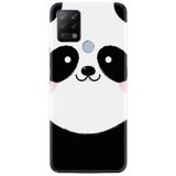 Kılıfland Pova Silikon Telefon Kılıfı, Sevimli Panda Desen, Beyaz-Siyah