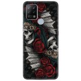 Kılıfland Pova Silikon Telefon Kılıfı, Skull Rose Desen, Özel Seri