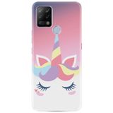 Kılıfland Pova Silikon Telefon Kılıfı, Unicorn Desen, Pembe-Beyaz, Sweety Serisi