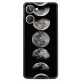 Kılıfland Realme 10 4G ile Uyumlu Desenli Silikon Kılıf, Great Moons, Siyah