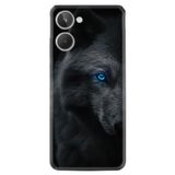 Kılıfland Realme 10 4G ile Uyumlu Desenli Silikon Kılıf, Platinium Series, Dark Wolfs, Siyah