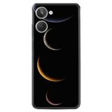 Kılıfland Realme 10 4G ile Uyumlu Desenli Silikon Kılıf, Platinium Series, Gezegenler, Siyah