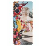 Kılıfland Realme 10 4G ile Uyumlu Silikon Kılıf, Çiçek Desen, Renkli
