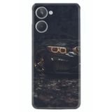 Kılıfland Realme 10 4G ile Uyumlu Silikon Kılıf, Desen Özel Seri, Black Car, Siyah
