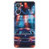 Kılıfland Realme 10 4G ile Uyumlu Silikon Kılıf, Neon Cars Tasarım, Renkli