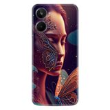 Kılıfland Realme 10 ile Uyumlu Boutique Baskılı Kelebek Kadın Kılıf, Renk75