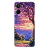 Kılıfland Realme 10 ile Uyumlu Boutique Baskılı Kılıf, Cennet Temalı, Renkli
