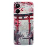 Kılıfland Realme 10 ile Uyumlu Boutique Baskılı Kılıf, Japan Tasarım, Kırmızı Torii Kapısı, Resimli