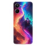 Kılıfland Realme 10 ile Uyumlu Boutique Baskılı Kılıf, Renkli Gradient Tasarım