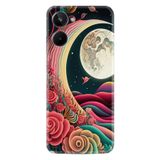 Kılıfland Realme 10 ile Uyumlu Boutique Baskılı Platonik Ay Desenli Telefon Kılıfı
