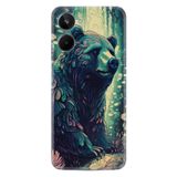 Kılıfland Realme 10 ile Uyumlu Boutique Baskılı Resimli Bears Kılıf, Renkli