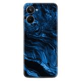 Kılıfland Realme 10 ile Uyumlu Desenli Baskılı Silikon Kılıf, Blue Marble