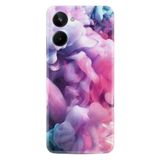 Kılıfland Realme 10 ile Uyumlu Resimli Desenli Baskılı Silikon Kılıf, Pink Cloud